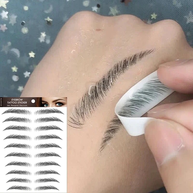 Eyebrow Tattoo Sticker