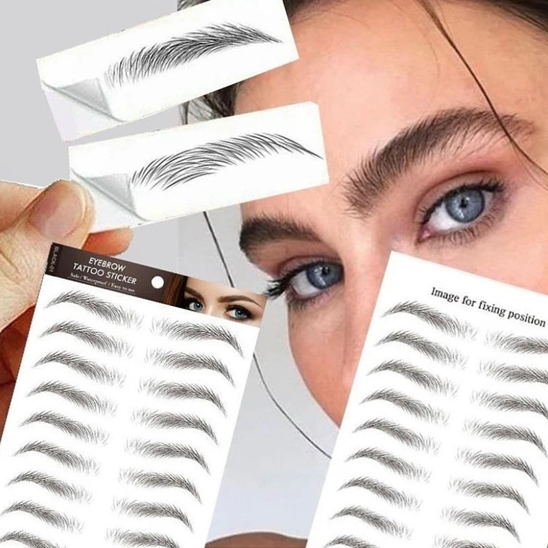 Eyebrow Tattoo Sticker